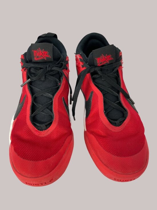 Other - Nike Boys Team Hustle D 10 CW6735-600 Red Basketball Shoes Sneakers Sz 6.5Youth
